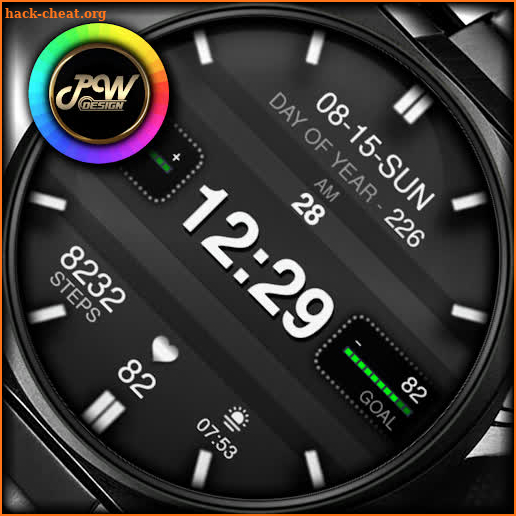 PWW33 - Sport Digi Watch Face screenshot