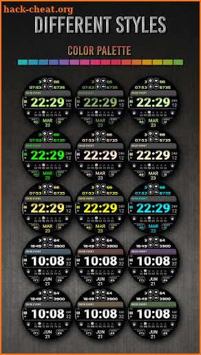 PWW72 - Sport Digi Watch Face screenshot