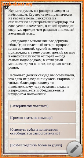 Пятеро в Подземелье — текстовый фэнтези квест screenshot