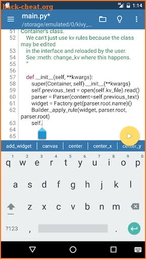 Pydroid Pro - IDE for Python 2 screenshot