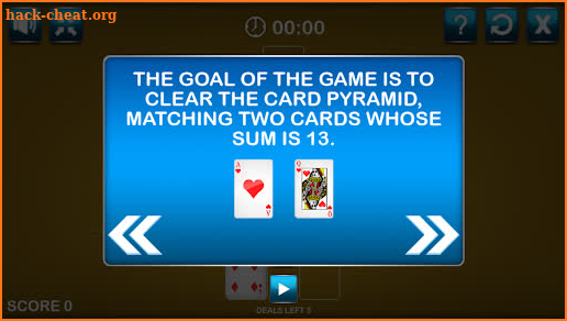 Pyramid Solitaire screenshot