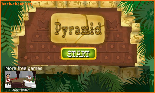 PYRAMID SOLITAIRE card game screenshot