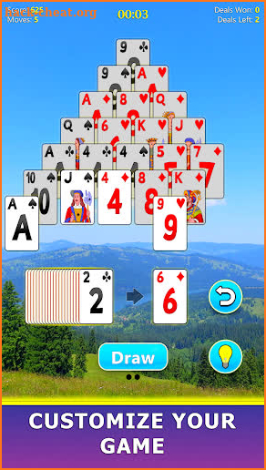 Pyramid Solitaire Mobile screenshot