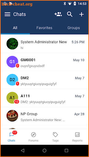 Q-Chat Zebra One screenshot