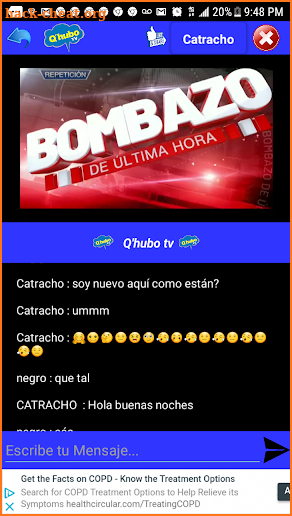 Q ' hubo tv Lite screenshot