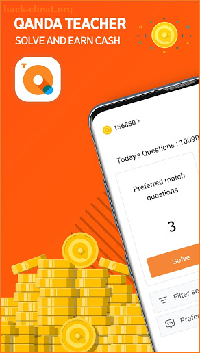 Qanda Teacher : Solve and earn cash screenshot