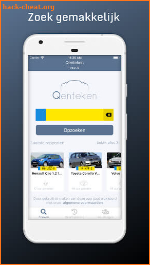 Qenteken - Kenteken Opzoeken screenshot