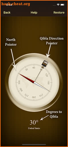 Qibla Compass (Kaaba Locator) screenshot