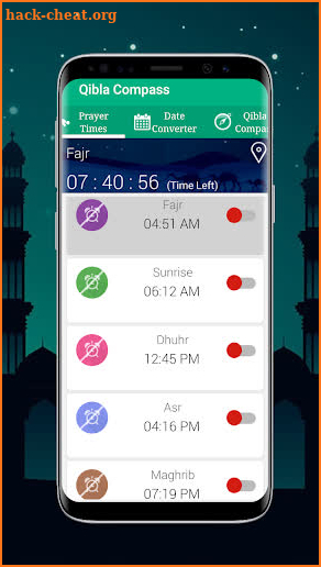 Qibla Compass Online screenshot