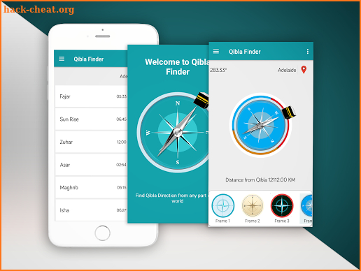 Qibla Finder - Find Qibla Direction & Prayer Times screenshot