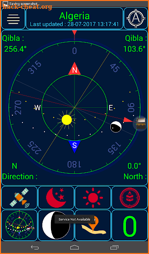 Qibla (Qibla direction & prayer times) screenshot