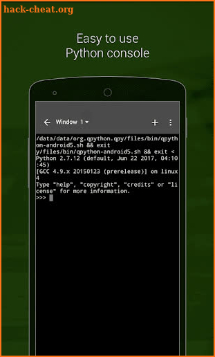 QPython - Python for Android screenshot