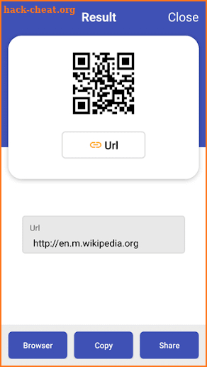 QR Barcode Scanner Android App screenshot