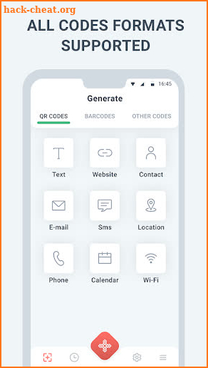 QR code & barcode scanner, reader, generator screenshot