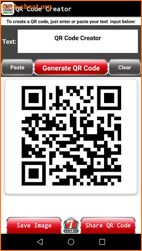 QR Code Creator screenshot