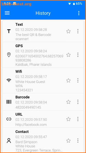 QR Code Reader screenshot