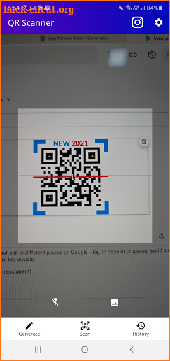 QR Code Reader & Barcode Scanner Free 2021 screenshot