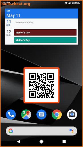 QR Widget screenshot