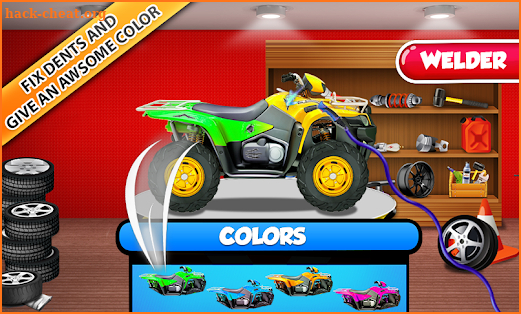 Quad Bike Repair Mechanic Workshop- Car Wash Salon screenshot