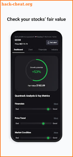 Quantrack_AI Stock Analyzer screenshot