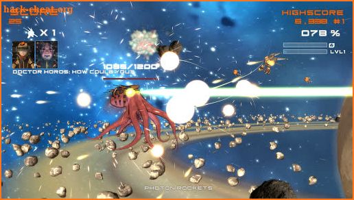 Quantum Revenge - Mecha Robot Space Shooter screenshot