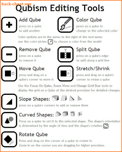 Qubism 3D modeling screenshot