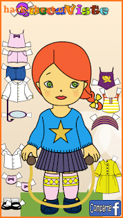 Queca Dress up Paper Dolls screenshot