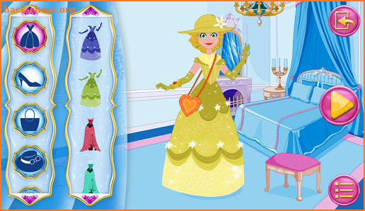 Queen dress up in frozen land screenshot