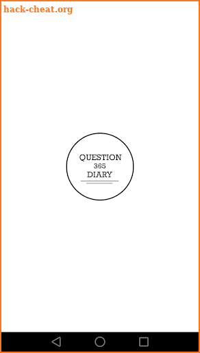 Question Diary 365: One self-reflection question screenshot