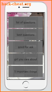 Questions To Ask Your Girlfriend screenshot