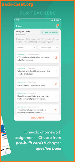 Questt - Homework & Test App screenshot
