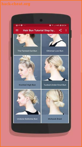 Quick and Easy Hair Bun Tutorials screenshot