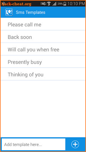 Quick Pro Short Messages screenshot