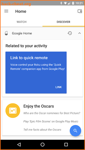 Quick Remote for Google Home/Assistant & Roku screenshot