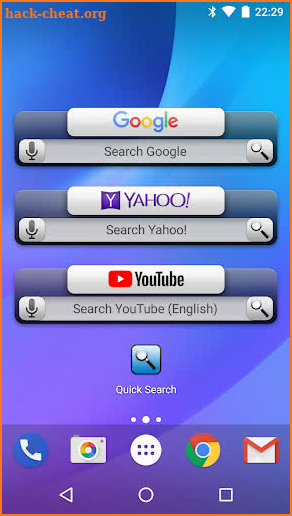 Quick Search Widget screenshot