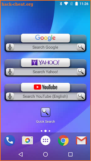 Quick Search Widget (free) screenshot