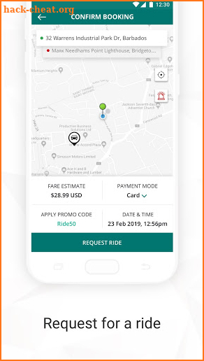 QuickCab screenshot