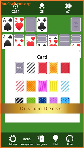 Quickie Solitaire screenshot