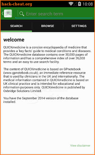 QUICKmedicine screenshot