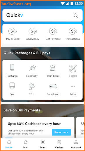 QuickPay Flutter Template screenshot