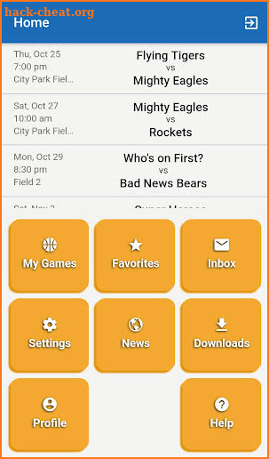 QuickScores screenshot