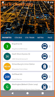 QuickTrack Chicago - CTA Metra screenshot