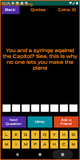 Quiz About Hunger Games - Triv screenshot