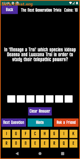 Quiz About Star Trek screenshot