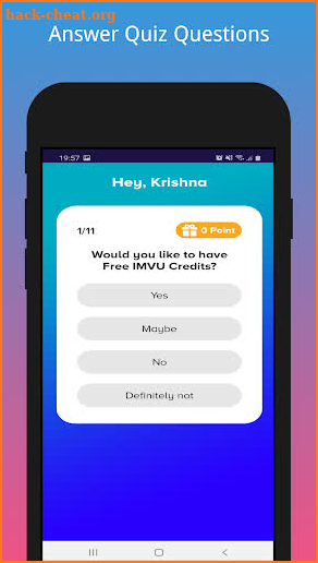 Quiz for IMVU Credits Calculator screenshot