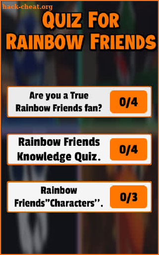 Quiz For Rainbow Friends screenshot