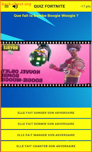 Quiz fortnite Battle Royal en Francais 🇫🇷 screenshot