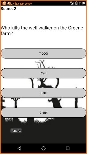 Quiz of TWD screenshot