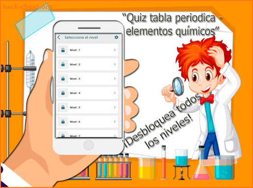 Quiz tabla periodica - elementos químicos screenshot