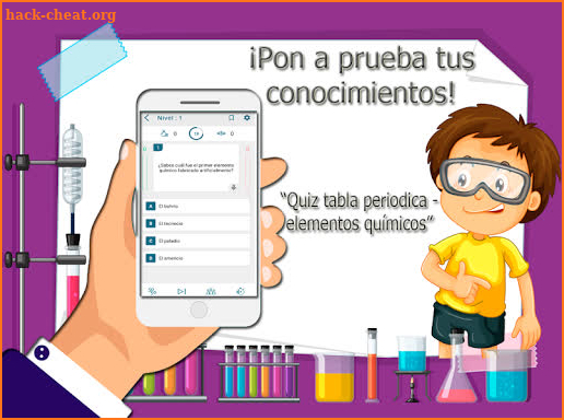 Quiz tabla periodica - elementos químicos screenshot